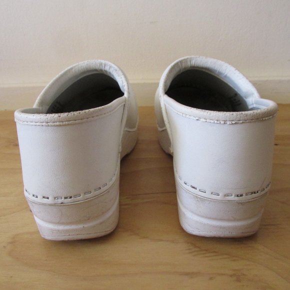 White Dansko Profesional Clogs, Wide - Picture 5 of 8